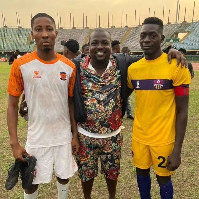 Post-Match Photo With Officials — G12 Football Club Community, Lagos Island