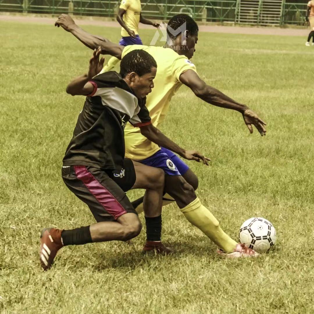 Battling For Possession — G12 Football Club Matchday, Lagos Island