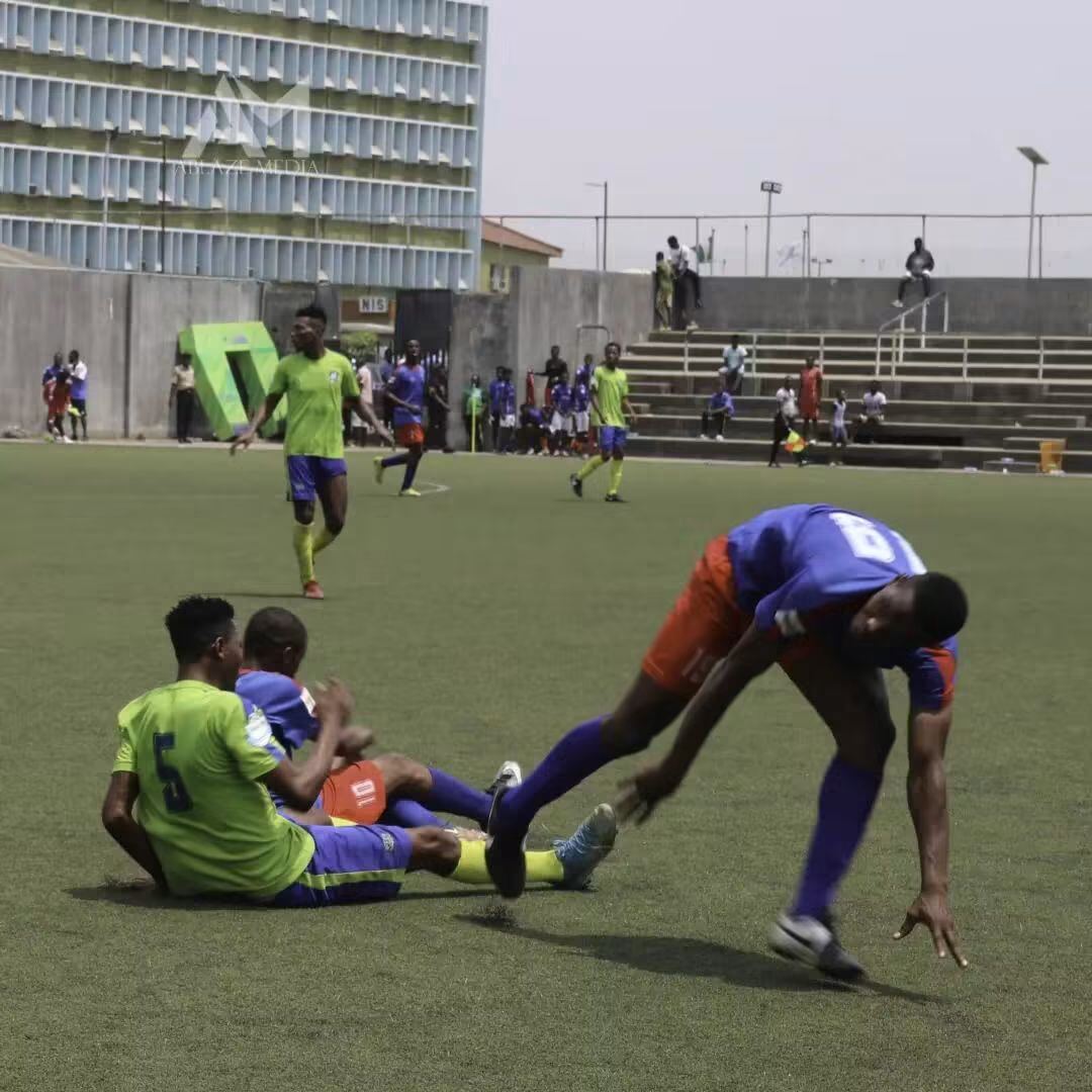 Crunching Tackle — G12 Football Club Matchday, Lagos Island
