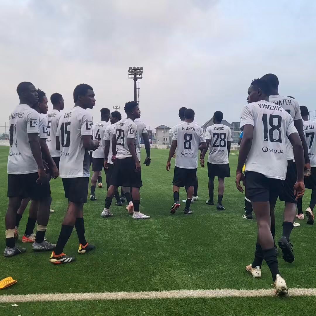 Visiting Side Walking Out — G12 Football Club Matchday, Lagos Island