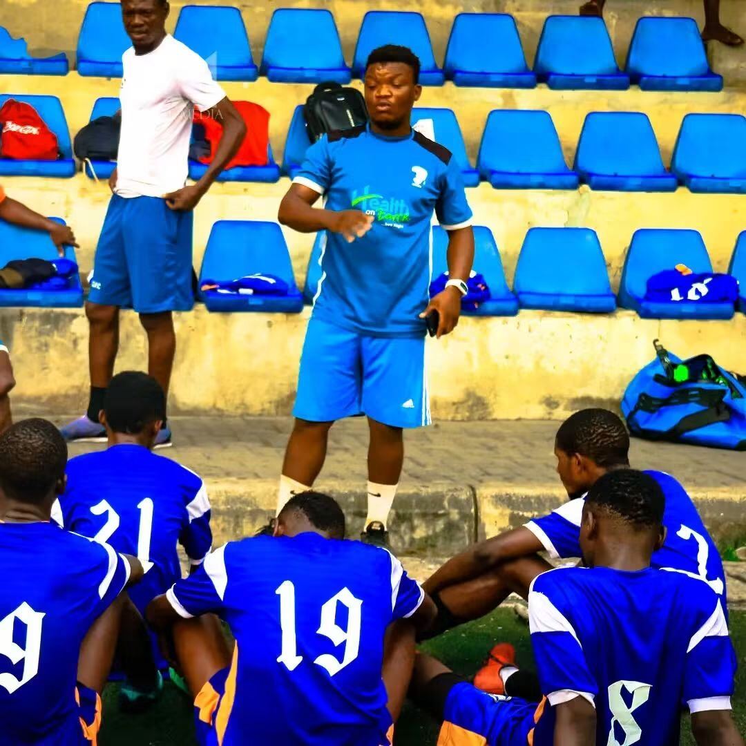 Half-Time Team Talk — G12 Football Club Training, Lagos Island