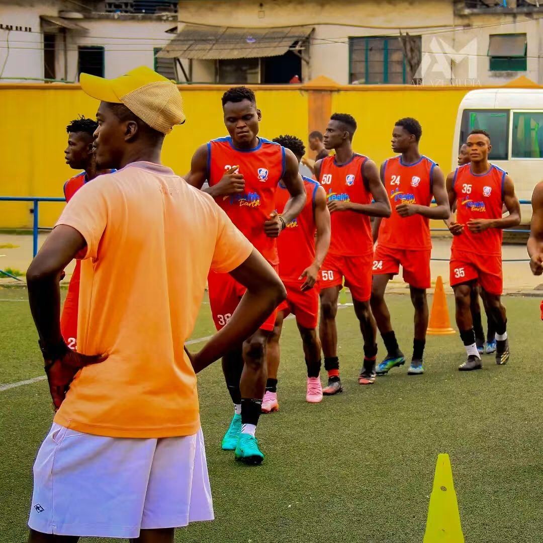 Jogging Drills With The Gaffer — G12 Football Club Training, Lagos Island