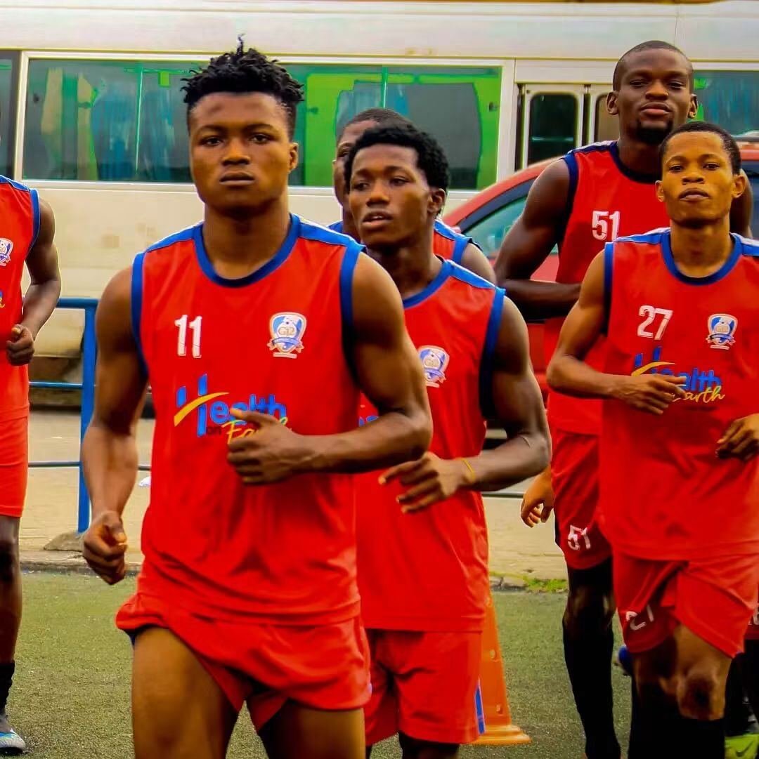 Reds Out For The Warm-Up — G12 Football Club Training, Lagos Island