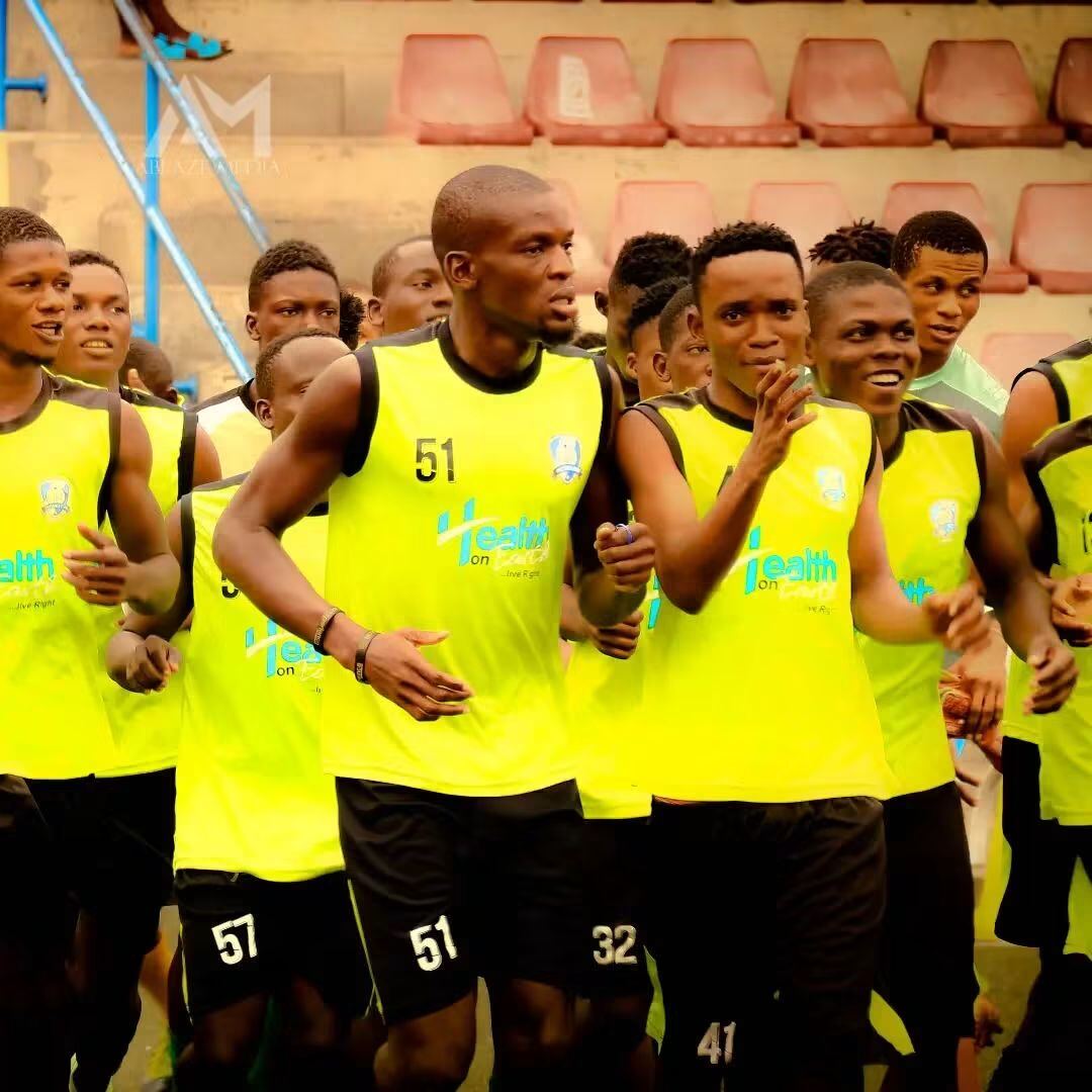 Squad Jog, Numbers Up — G12 Football Club Training, Lagos Island