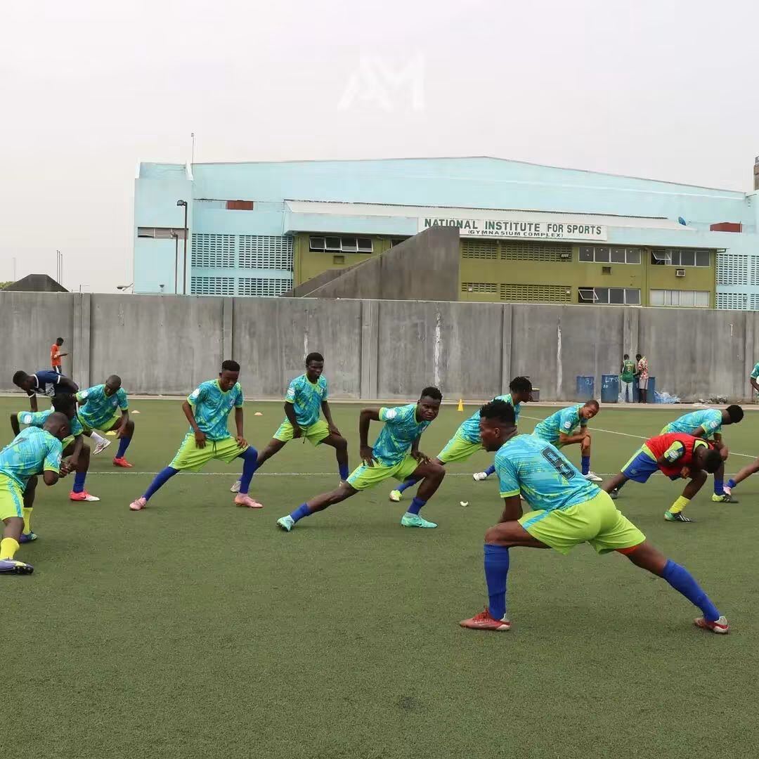 Stretching It Out — G12 Football Club Training, Lagos Island