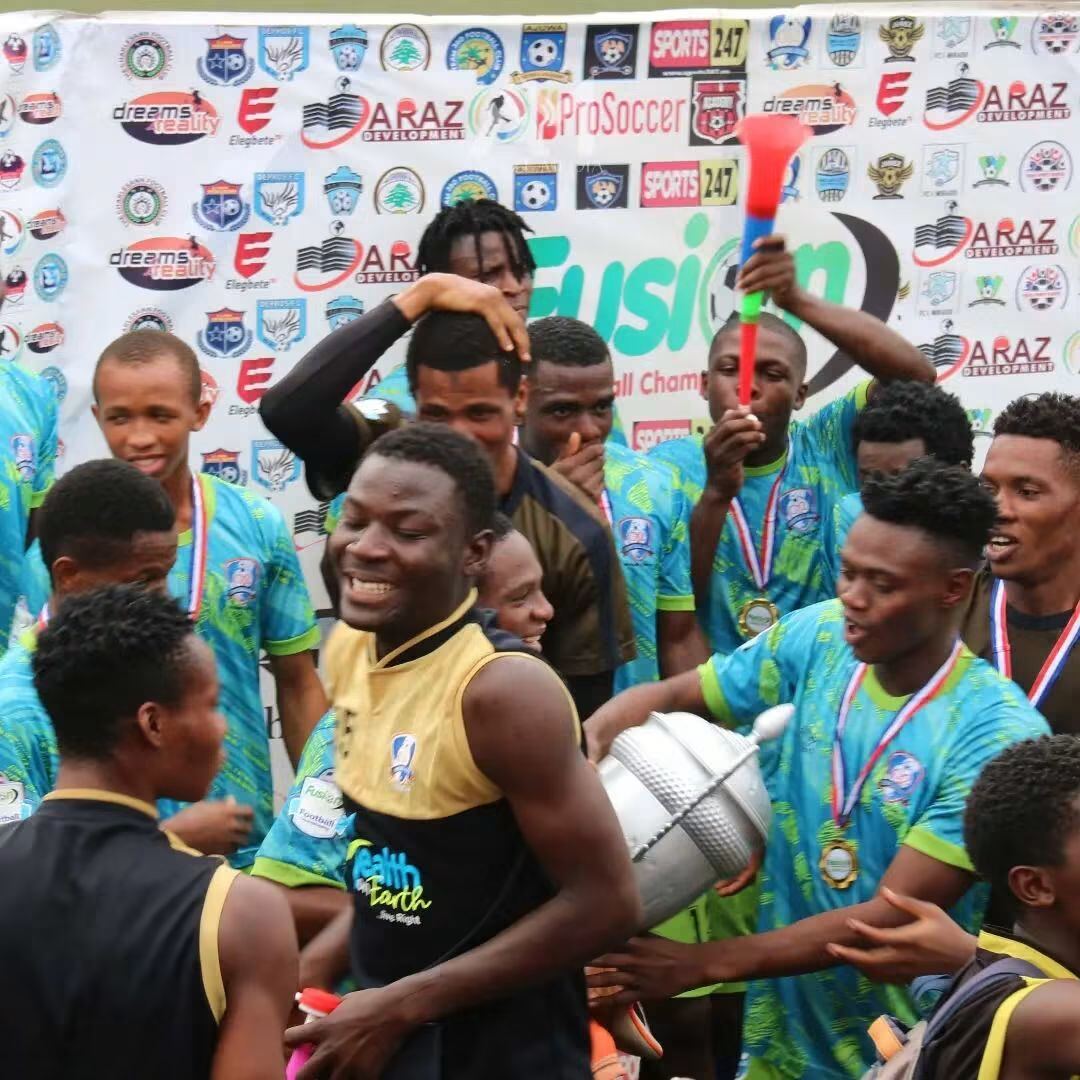 Champions Celebration — G12 Football Club Trophies & Wins, Lagos Island