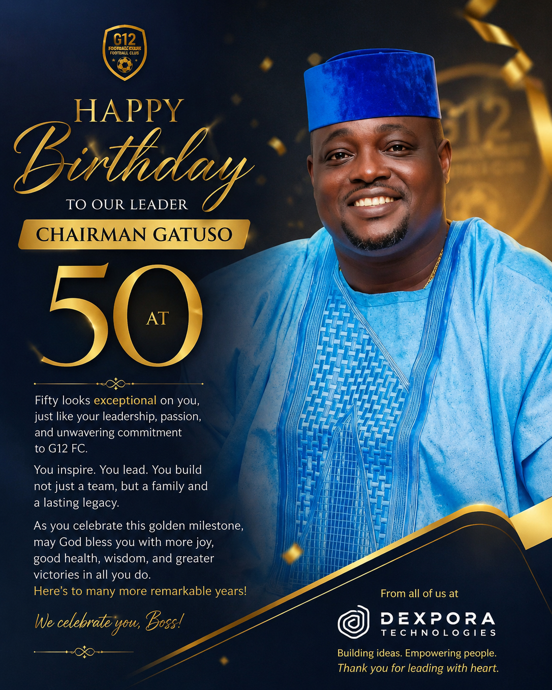 Celebrating 50 Years of Excellence: A Leader, A Chairman, A Visionary