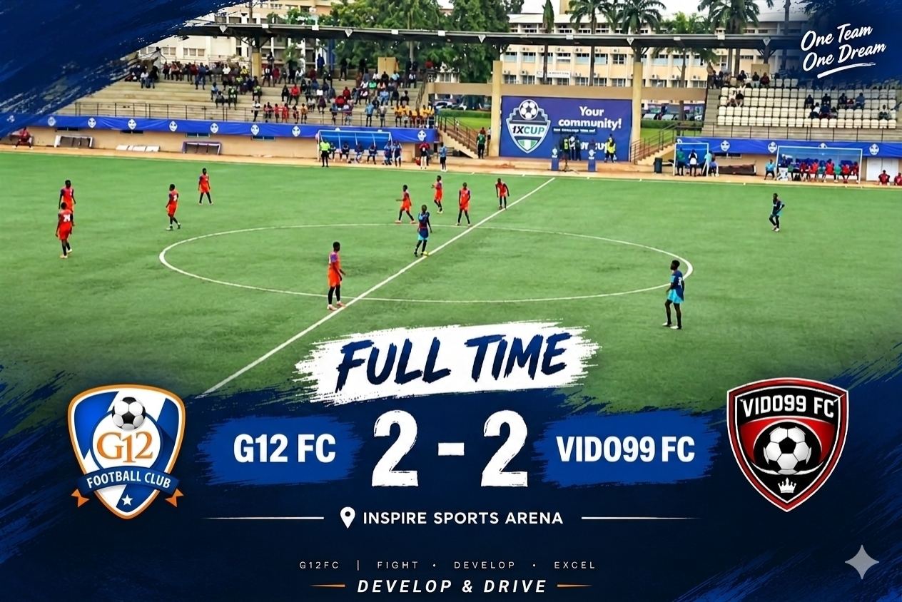 MATCH REPORT: G12 FC Rescues Point in 2-2 Thriller Against Vido 99 After Late Oshodi Drama